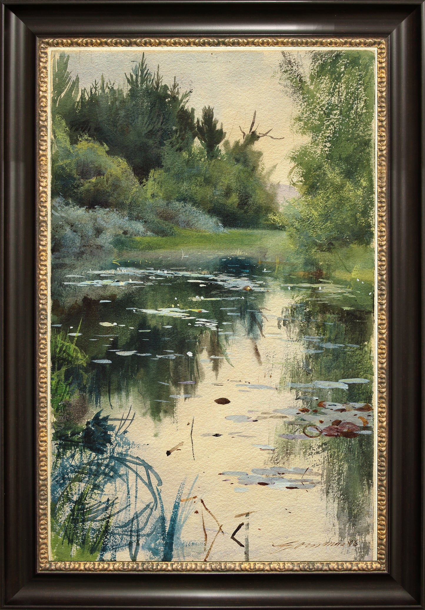 Anders Zorn Landschaftsstudie aus Mora