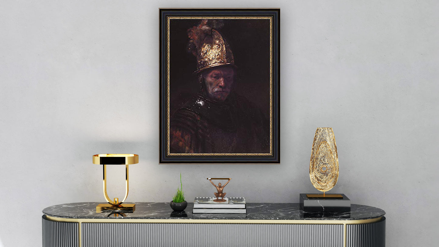Portrait of a Man with a Golden Helmet
