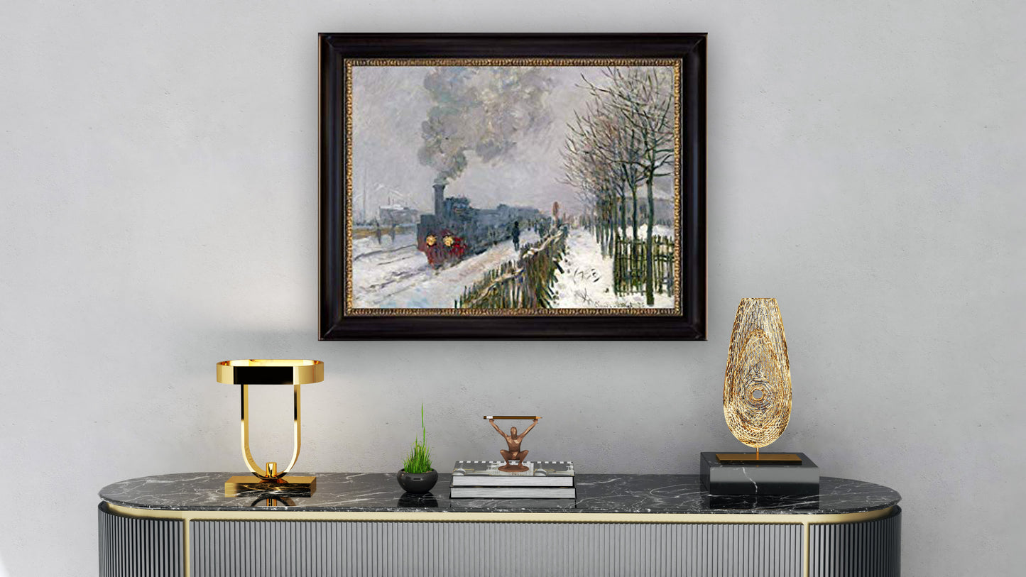 Le Train Dans la Neige La Locomotive