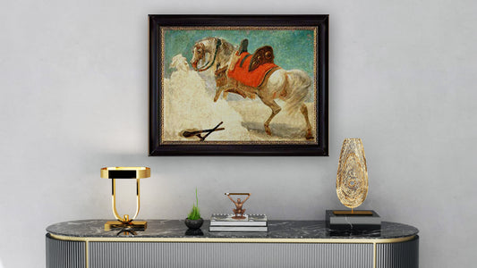 Etude de Cheval Arabe Harnache