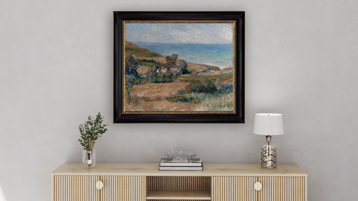 View of The Seacoast Near Wargemont in Normandy
