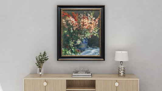 Gladioli in a Vase