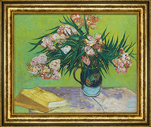 Majolica Jar with Branches of Oleander