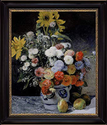 Mixed Flowers in an Earthenware Pot