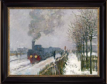 Le Train Dans la Neige La Locomotive