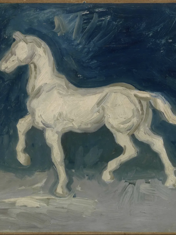 Plaster Statuette of a Horse